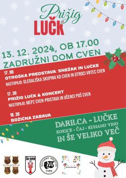 Prižig lučk na Cvenu